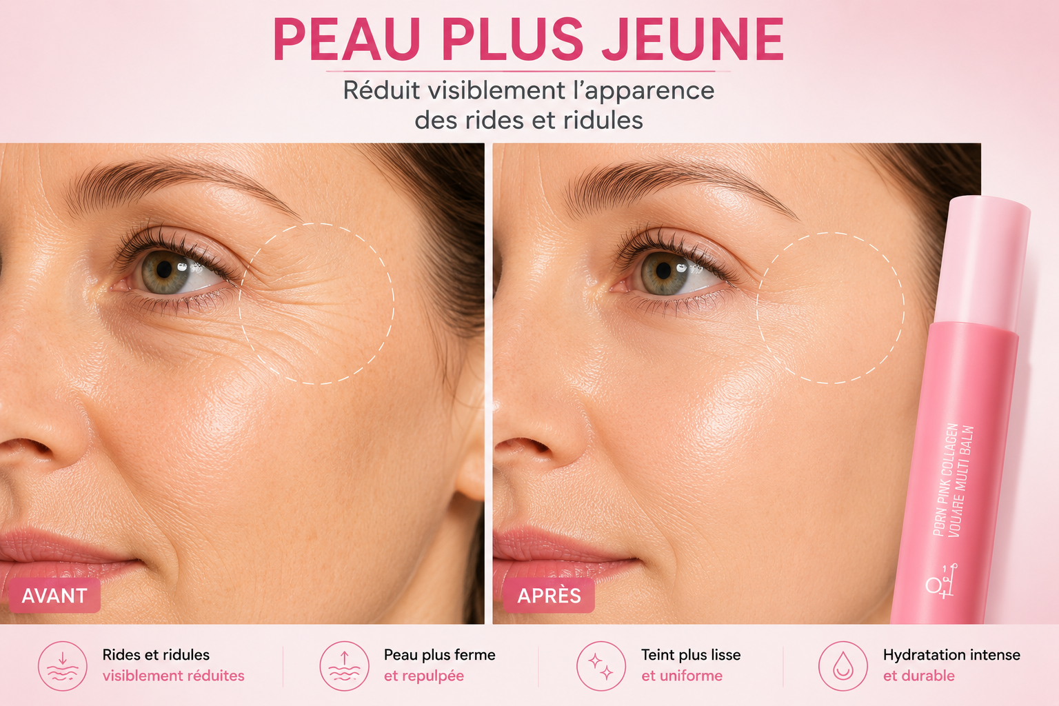 PDRN Pink Collagen Balm™ – Hydratation & Éclat Instantané