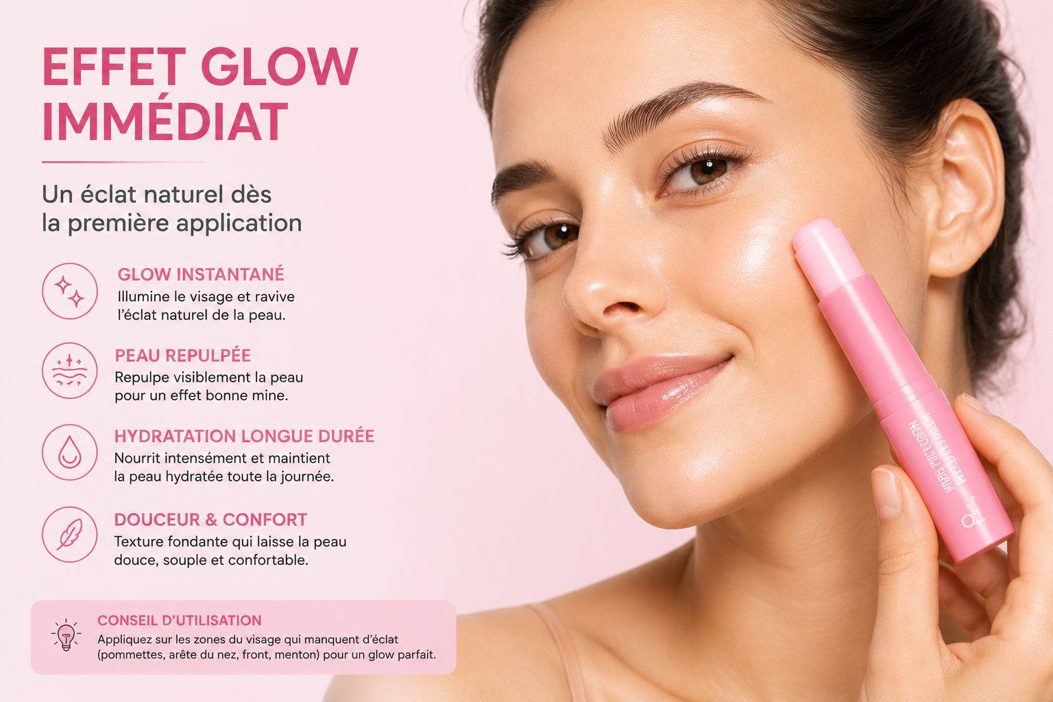 PDRN Pink Collagen Balm™ – Hydratation & Éclat Instantané