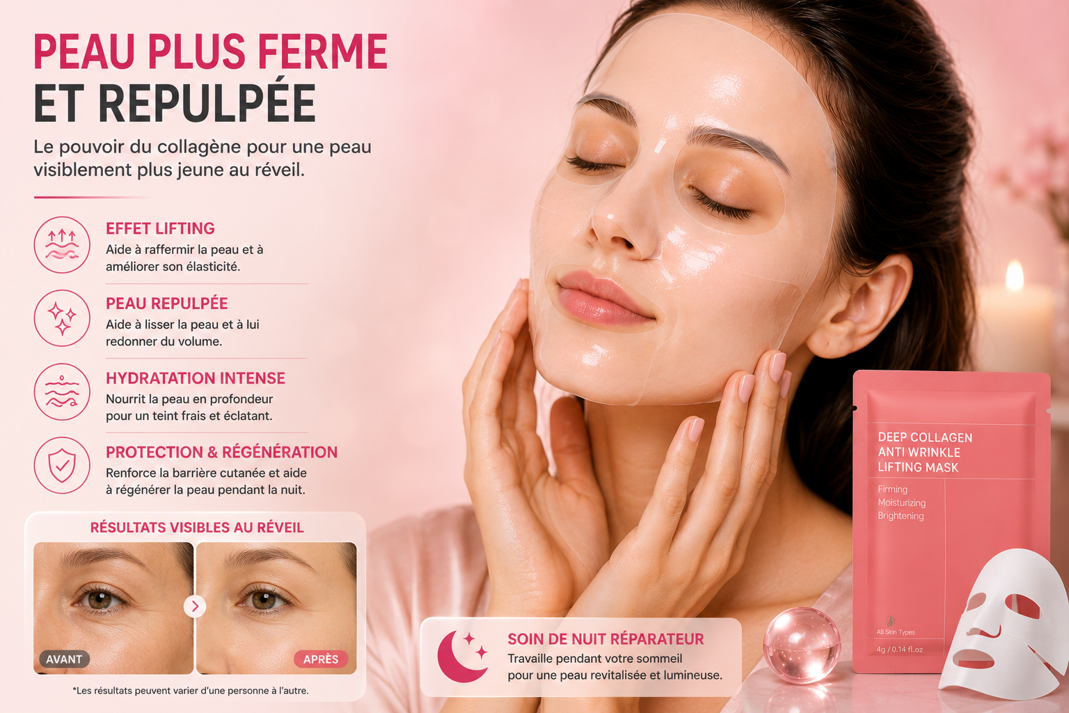 Deep Collagen Mask™ – Lifting & Hydratation Intense