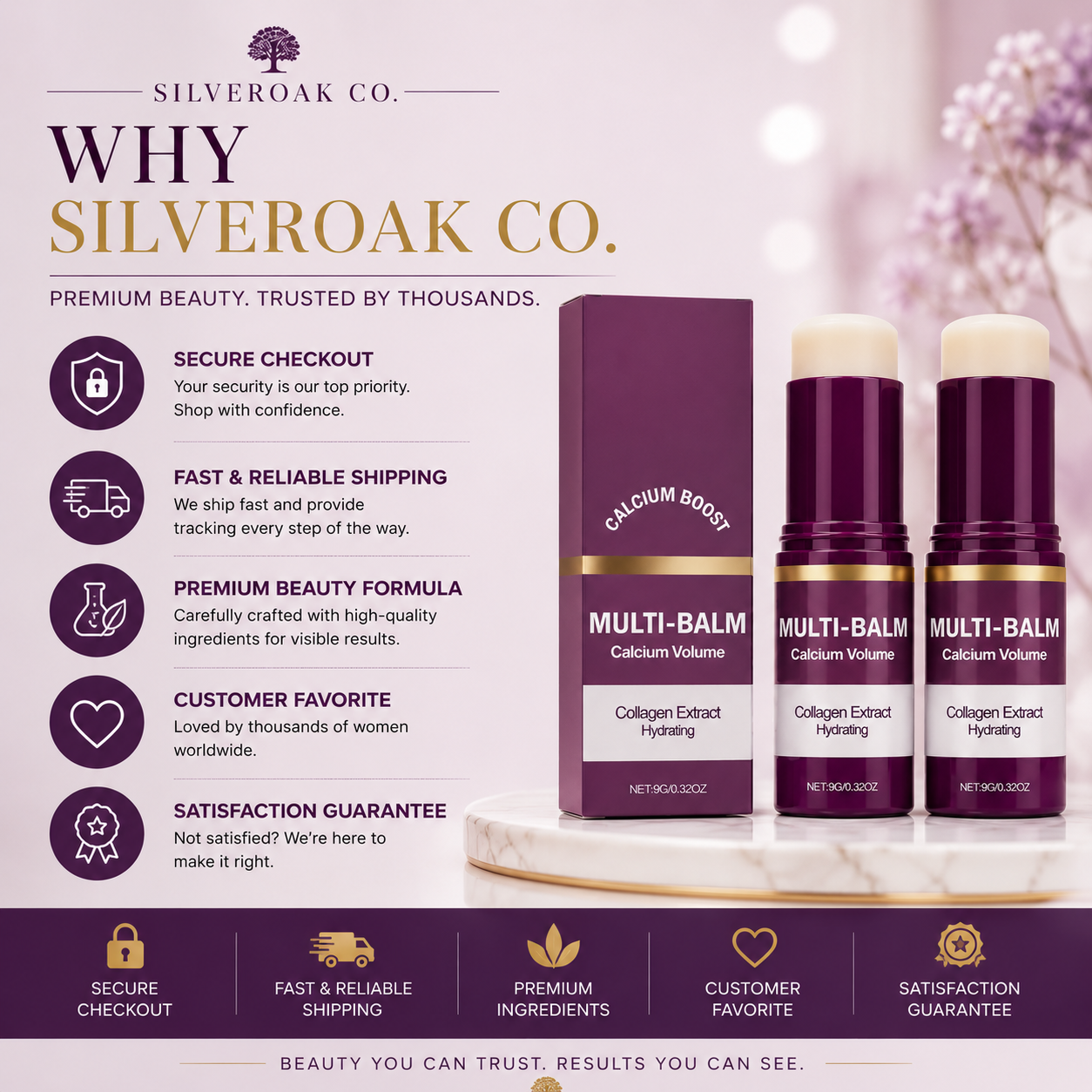 SilverOak™ Calcium Collagen Balm